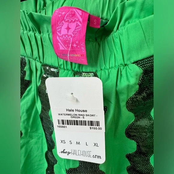 Brand New QUEEN OF SPARKLES QOS Green Watermelon Skort - Picture 6 of 10